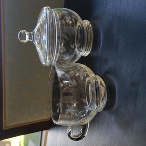 Princess House sugar & creamer